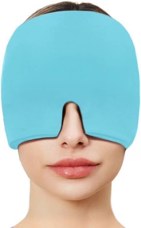 Migraine Ice Head Wrap – Stretchable Gel Hat for Migraine & Headache Relief | 360° Cold Therapy Cap