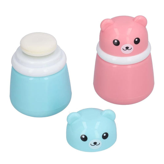 Baby Powder Puff Bottle | Soft Sponge Applicator | Gentle & Travel-Friendly