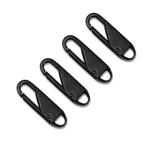 Durable Metal Zipper Replacement Pull Tabs - Easy to Install, No Tools Needed