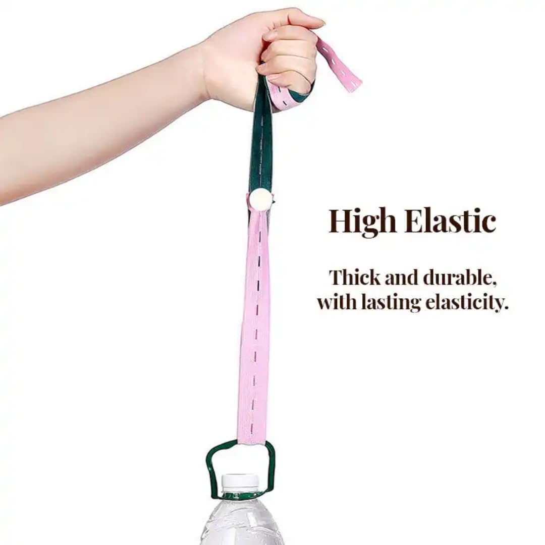 20-Piece Multi-Color Elastic Bands Set | Reusable Travel & Home Organizer | Space-Saving Straps