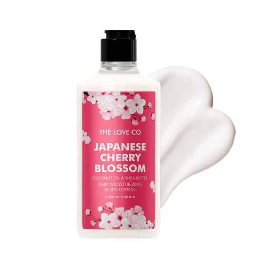 Deep Moisturizing Body Lotion with Jojoba Oil, Shea Butter & Vitamin E | Japanese Cherry Blossom Scent