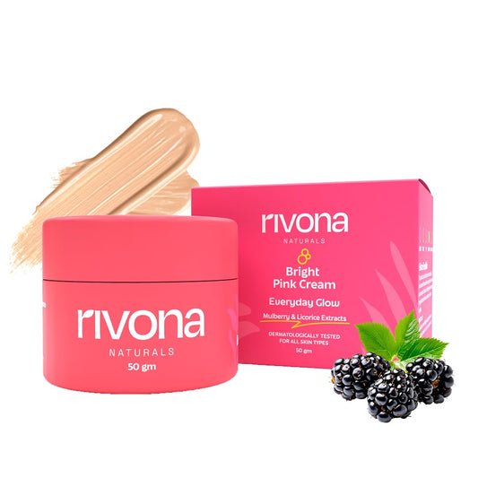 Deep Bright Pink Cream with Niacinamide, Mulberry & Vitamin E – Tinted Moisturizer for Glow & Spot Coverage