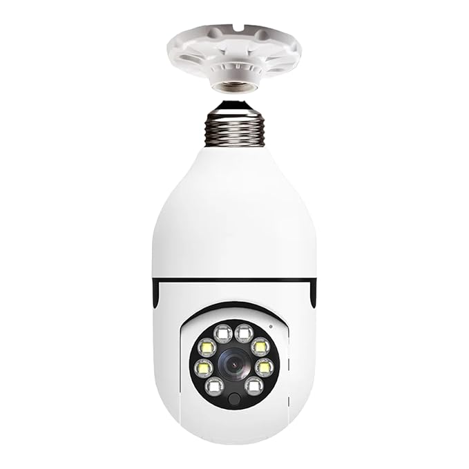 1080p HD Wireless Security Camera – 360° PTZ, Night Vision, Two-Way Talk