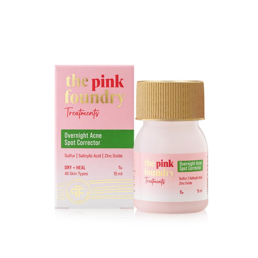 Pink Foundry Acne Spot Corrector – Fast-Acting Overnight Pimple Treatment for All Skin Types