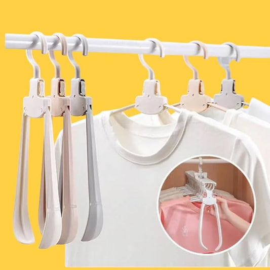 Foldable Hangers – Space-Saving & Travel-Friendly | Pack of 3