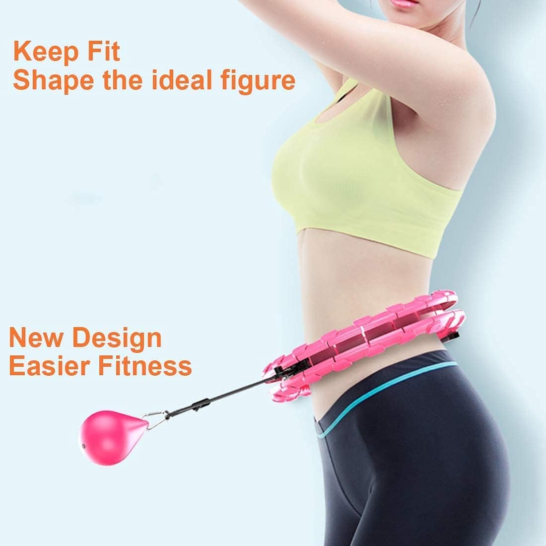 Adjustable Weighted Hula Hoop – Fun & Effective Core Workout