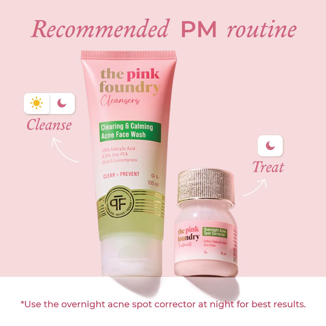 Pink Foundry Acne Spot Corrector – Fast-Acting Overnight Pimple Treatment for All Skin Types