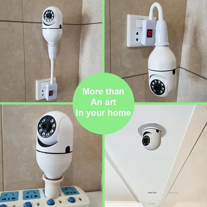 1080p HD Wireless Security Camera – 360° PTZ, Night Vision, Two-Way Talk