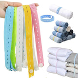 20-Piece Multi-Color Elastic Bands Set | Reusable Travel & Home Organizer | Space-Saving Straps