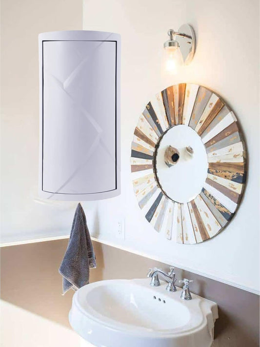 Premium Plastic Rotating Bathroom Organizer – Space-Saving, Durable, and Easy to Install