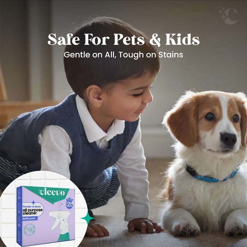 Cleevo All-Purpose Natural Cleaner | Non-Toxic, Eco-Friendly, Lavender Scent