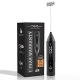 Rechargeable Milk Frother with Dual Spring & 3 Speed Modes | Whisper-Quiet Nova Coffee Beater