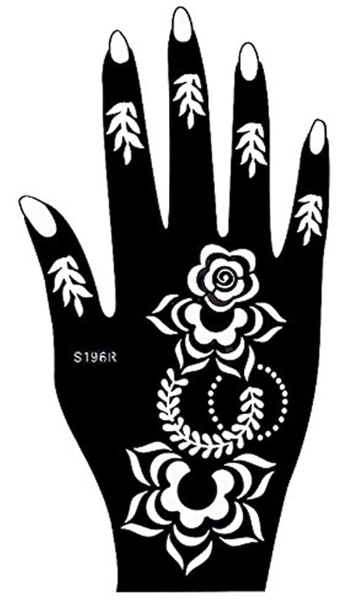 Henna Tattoo Stencils Combo Kit – Easy-to-Use Temporary Tattoo Templates