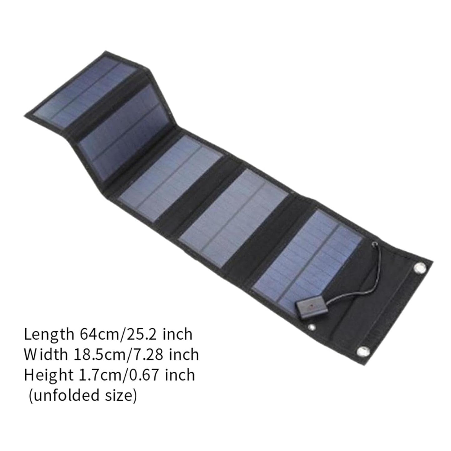 20W Foldable Solar Panel Bag | Portable Solar Charger for Camping & Travel