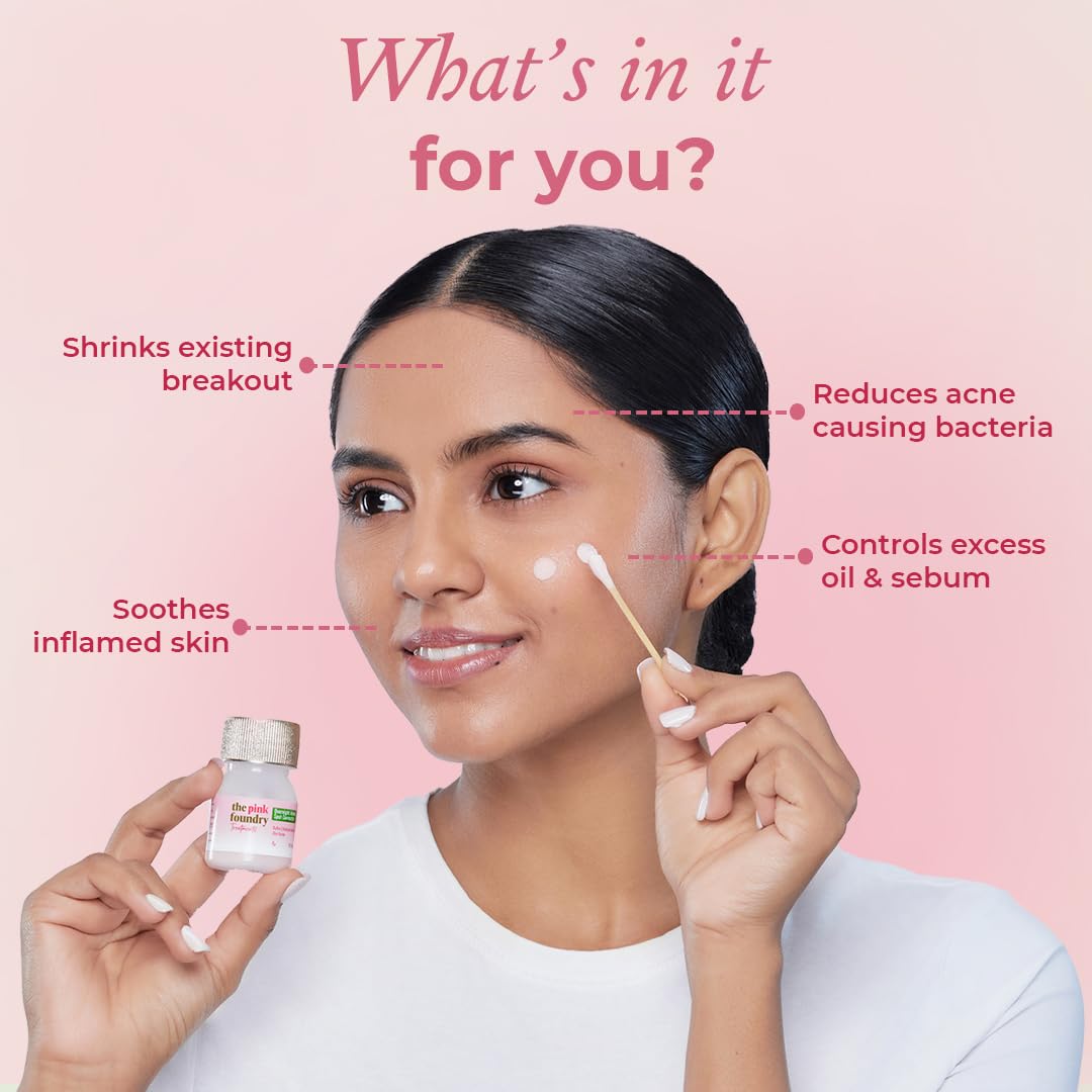Pink Foundry Acne Spot Corrector – Fast-Acting Overnight Pimple Treatment for All Skin Types
