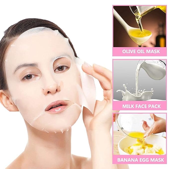 Compressed Facial Sheet Mask – DIY Skincare | Travel-Friendly & Highly Absorbent