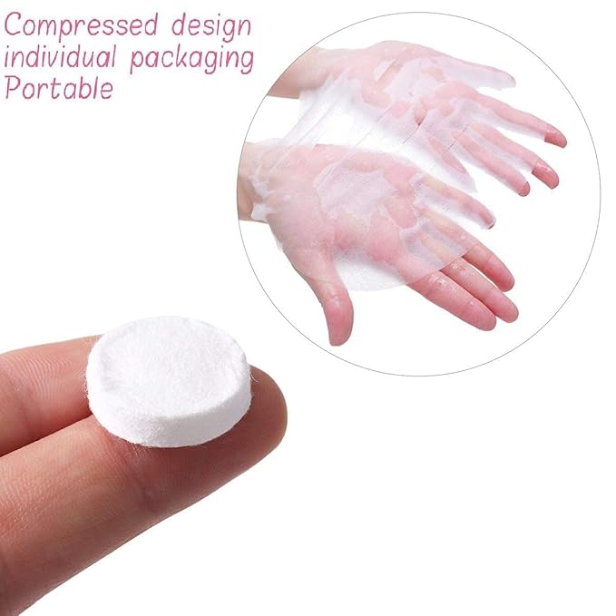Compressed Facial Sheet Mask – DIY Skincare | Travel-Friendly & Highly Absorbent