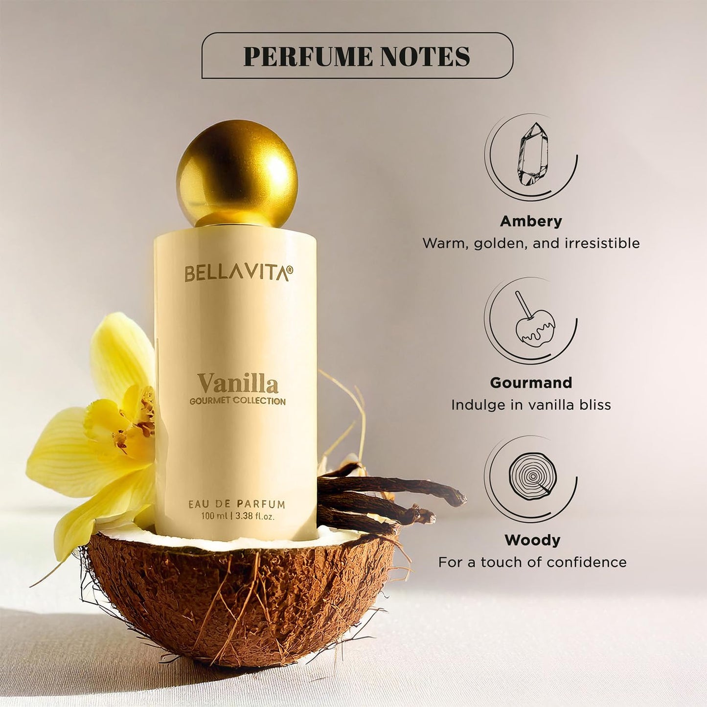 Vanilla Eau De Parfum | Sweet & Creamy Scent | Long-Lasting | IFRA-Certified