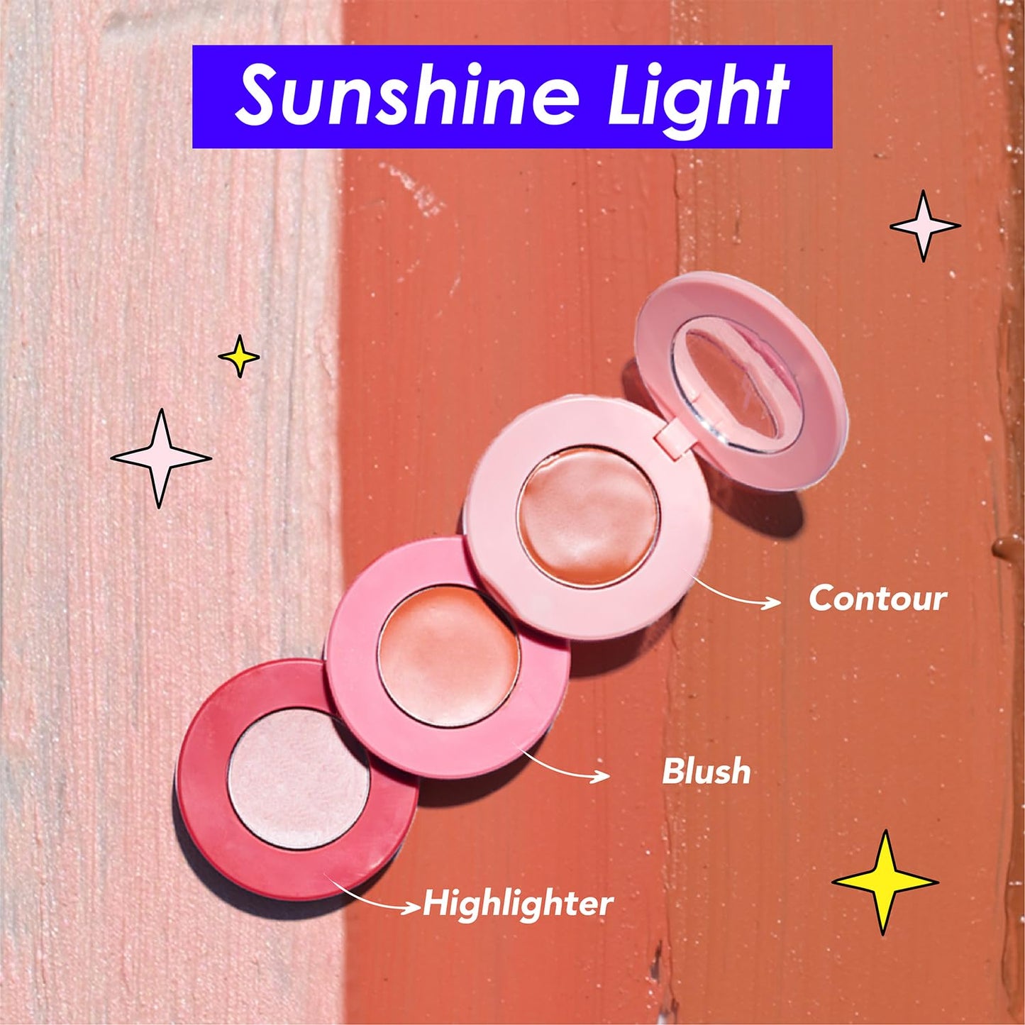 Blue Heaven Stay & Slay Palette | Blusher, Contour & Highlighter in One