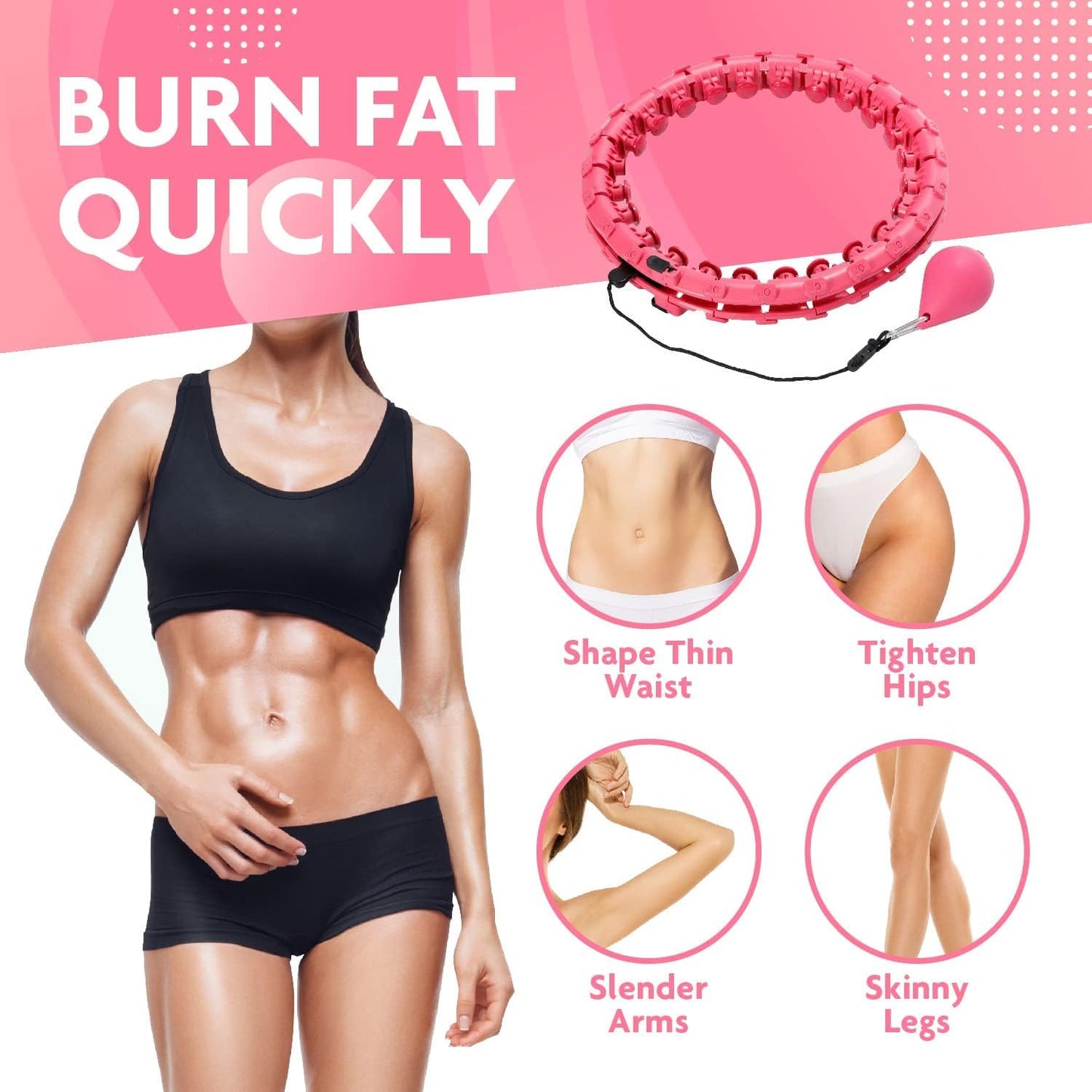 Adjustable Weighted Hula Hoop – Fun & Effective Core Workout