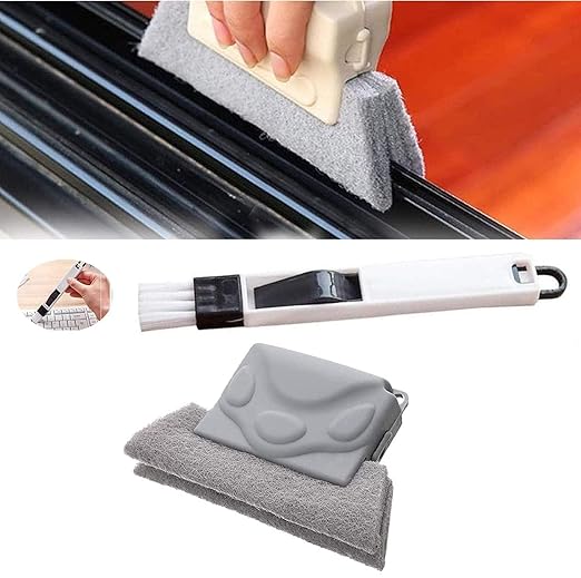 2-in-1 Floor Scrubber & Wiper with 120° Rotating Head for Easy Bathroom Cleaning