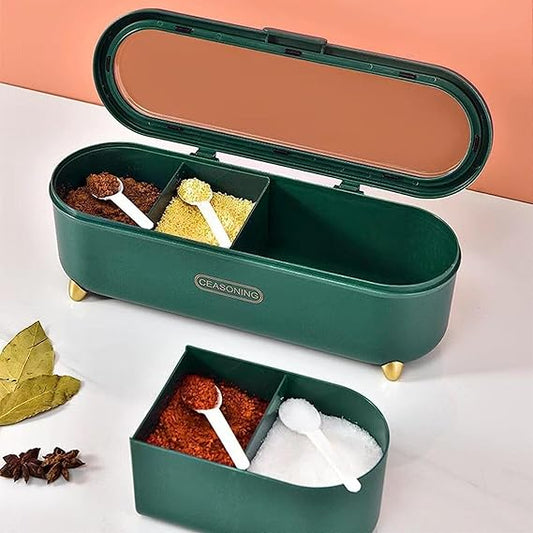 Salt and Pepper Box Set - Premium BPA-Free, Durable Spice Containers