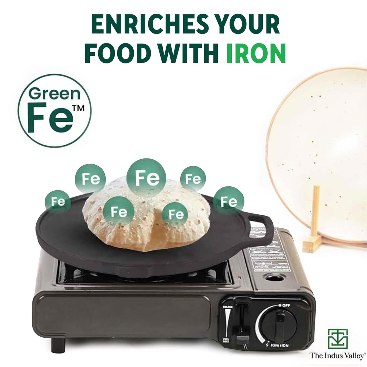 Cast Iron Grill Pan – Pre-Seasoned, Healthy, and Durable for Tasty Meals