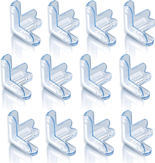 Baby Safety Corner Protectors | Clear Edge Guards for Furniture with Strong Adhesive