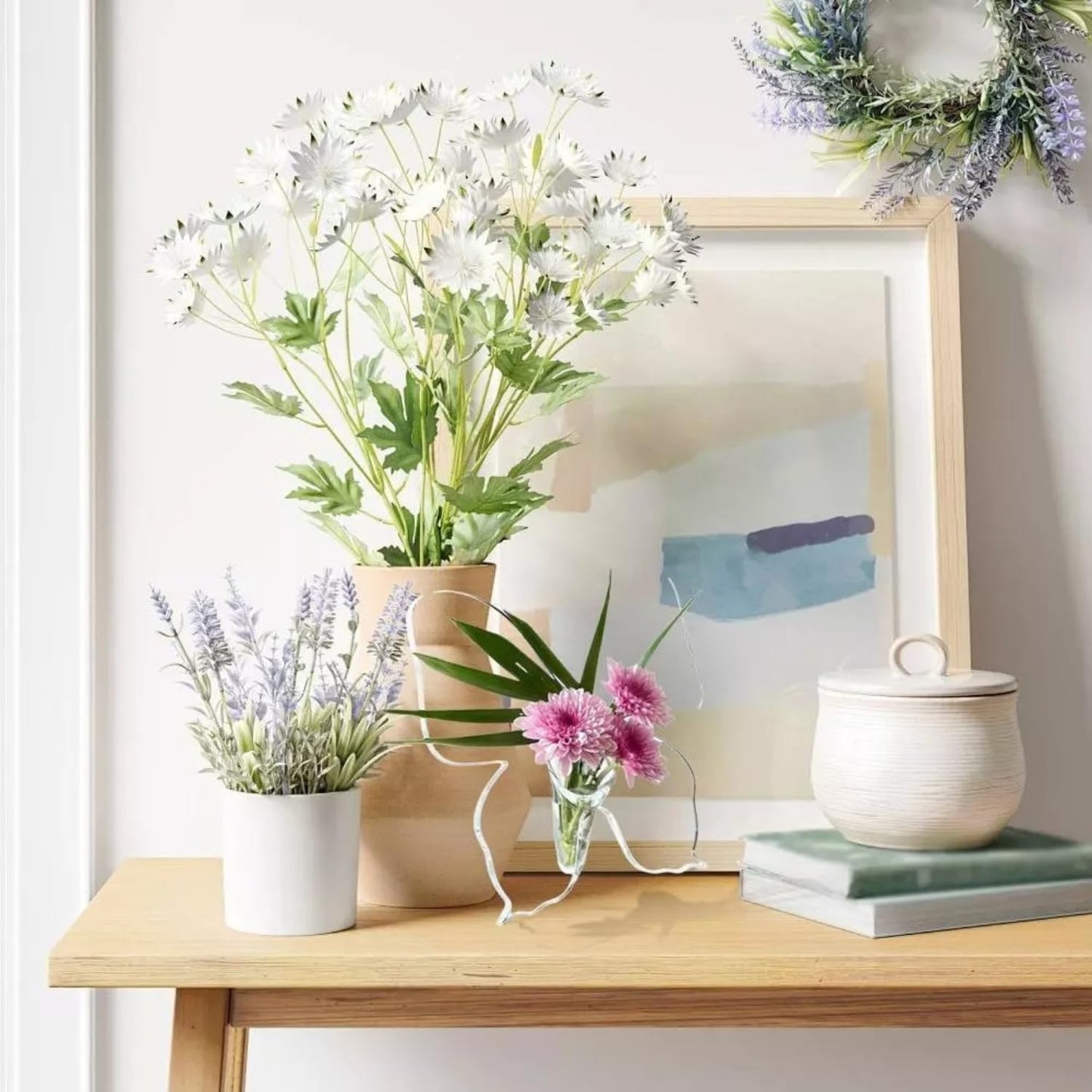 Clear Butterfly Flower Vase | Aesthetic Polycarbonate Vase for Home & Event Decor