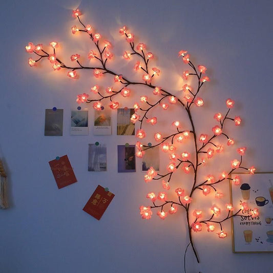 Cherry LED Tree Branch Lights | Decorative Indoor LED Lights for Home Decor