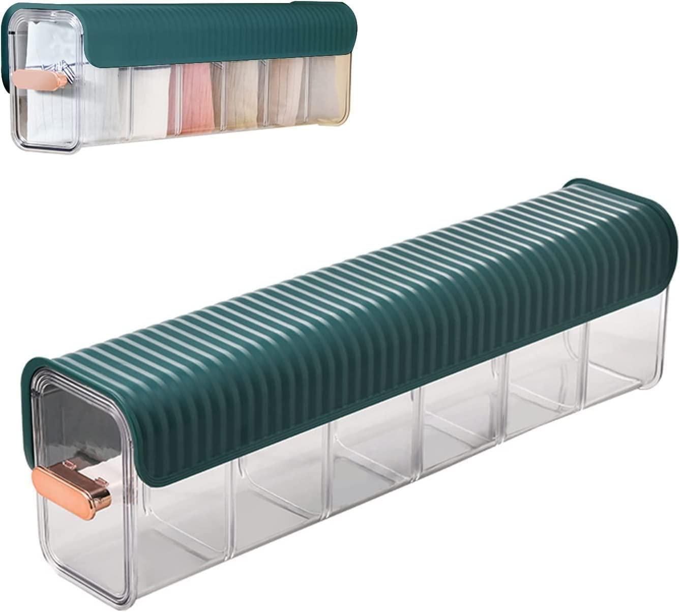 Wall Hanging Transparent Underwear Storage Box – Space-Saving Organizer