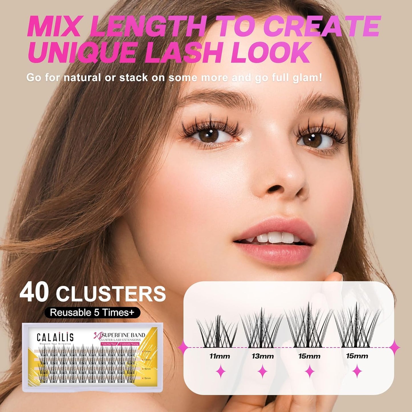 DIY Eyelash Extensions – Reusable & Soft Cluster Lashes