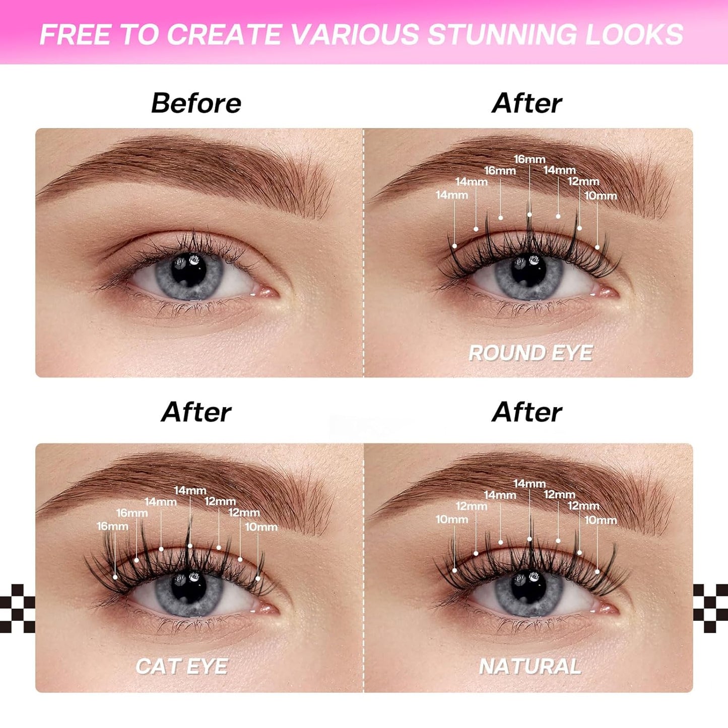 DIY Eyelash Extensions – Reusable & Soft Cluster Lashes