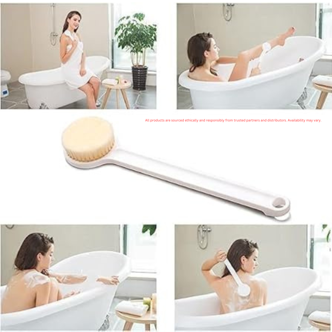 Bath Body Brush – ZYLLENZA ABS Plastic Manual Exfoliating Brush