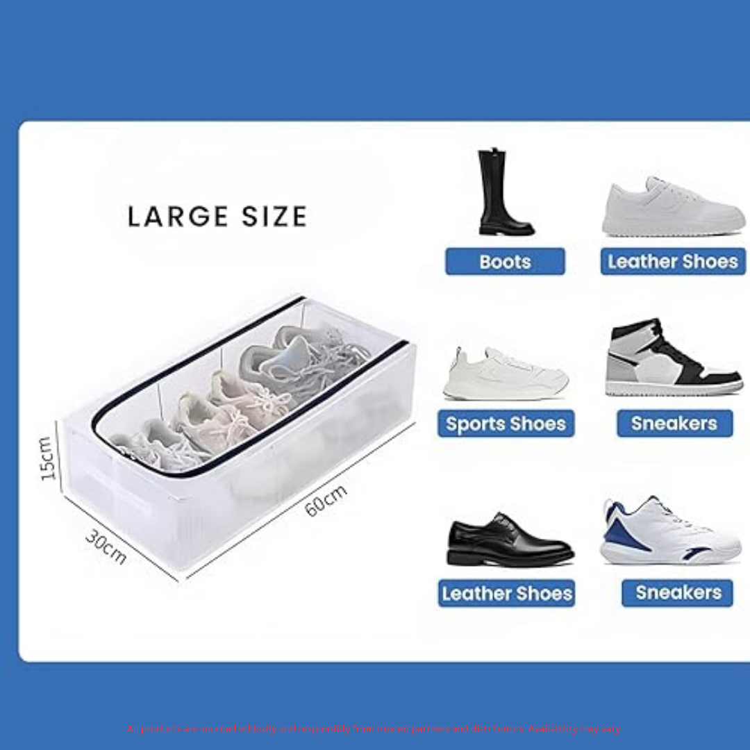 Clear Storage Containers with Ventilated Compartments for Organized Storage