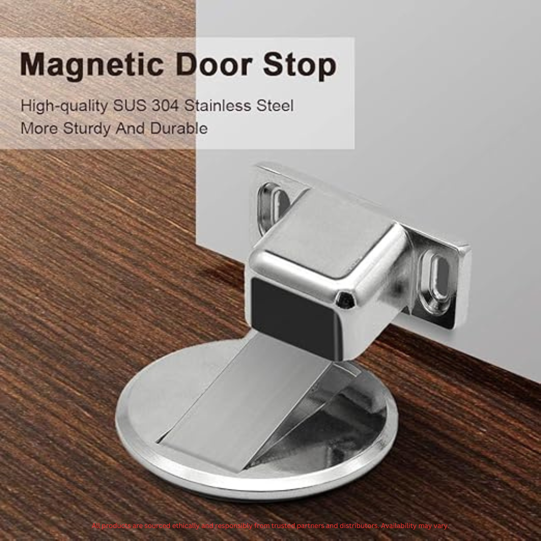 Magnetic Door Stopper with Powerful Hold & Easy Installation