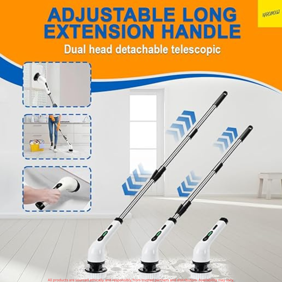 Electric Cleaning Brush – Cordless, Rechargeable, and Versatile Cleaning