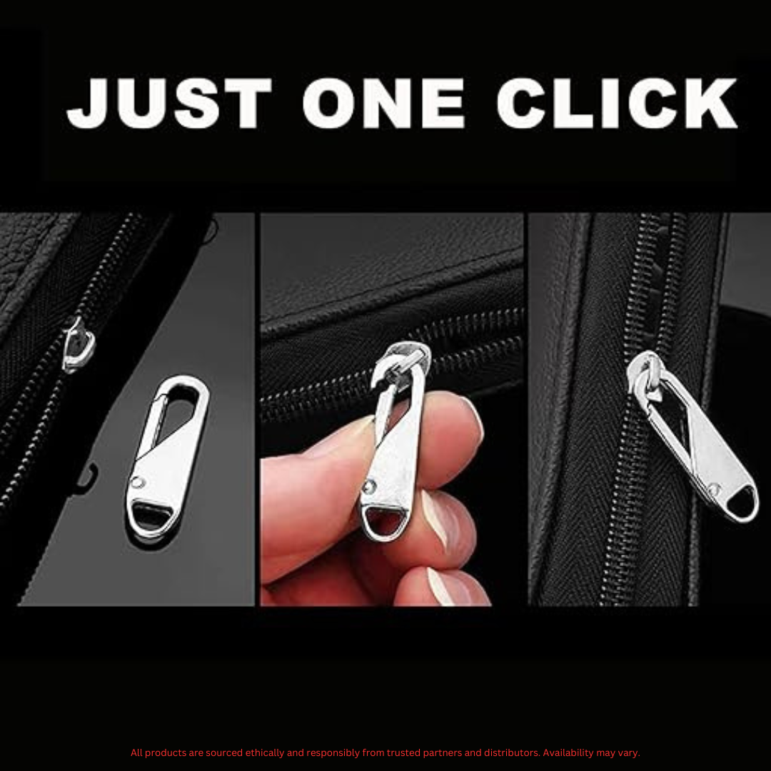 Durable Metal Zipper Replacement Pull Tabs - Easy to Install, No Tools Needed