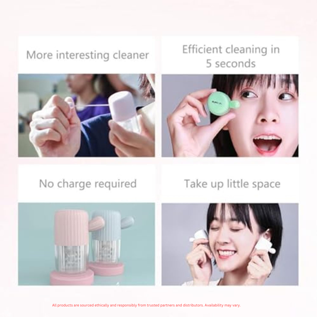 Cute Cactus Contact Lens Cleaner – Portable & Easy to Use