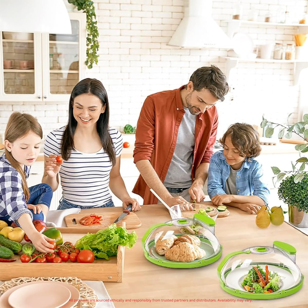Microwave Splatter Cover – Heat-Resistant & Spill-Proof Food Cover