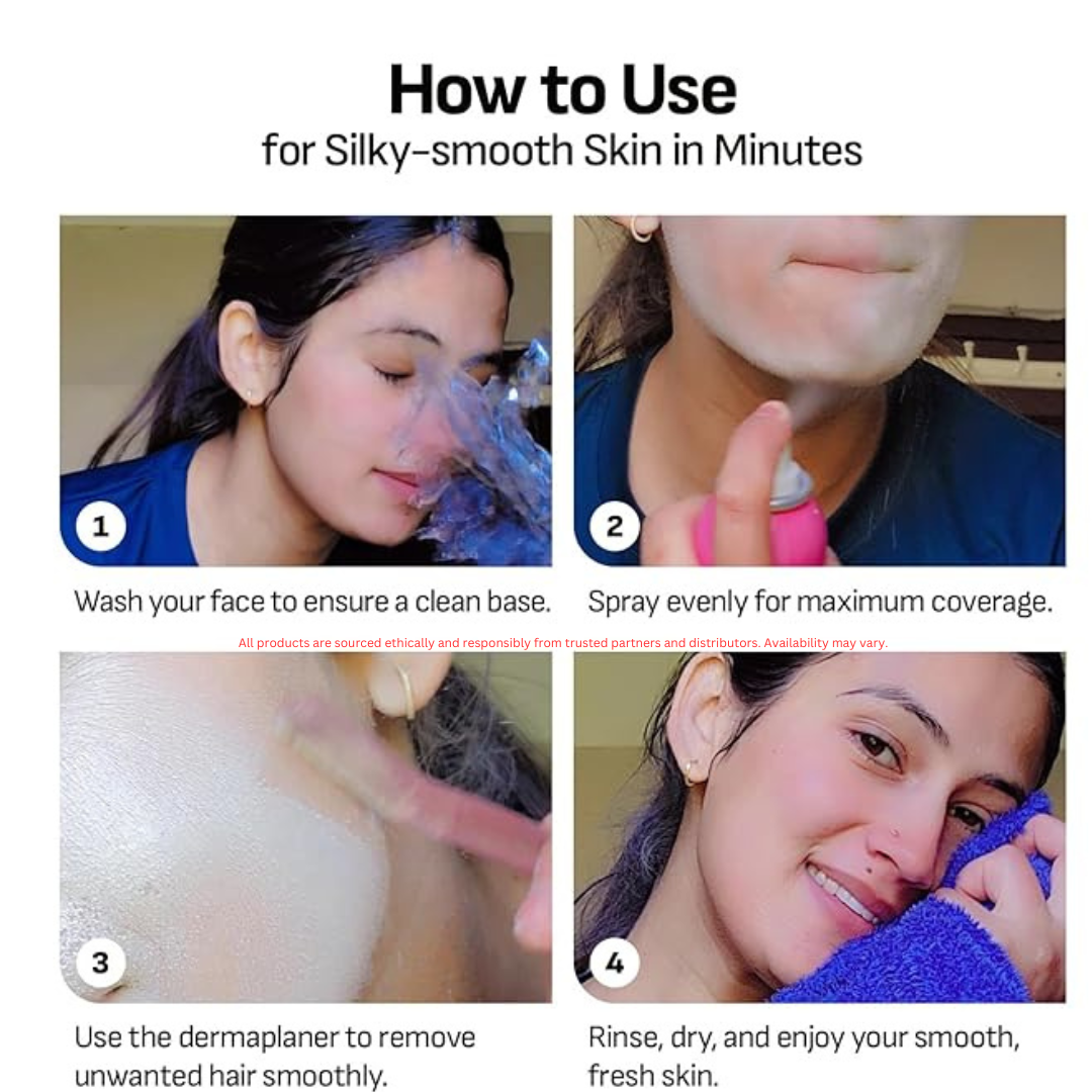 Hair Identification Spray – Precise Hair Detection for Dermaplaning & Shaving