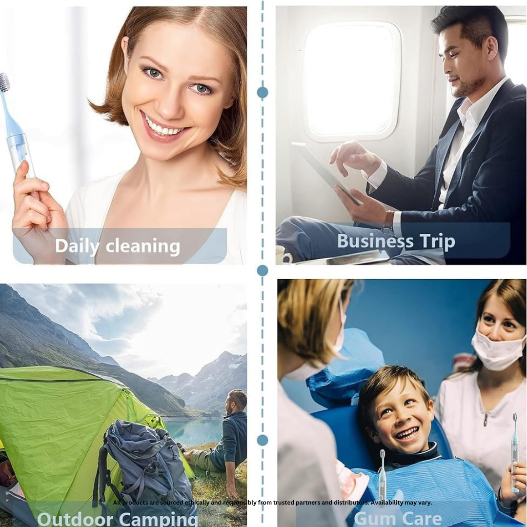 Travel Toothbrush with Toothpaste Storage | Compact, Leak-Proof & Reusable