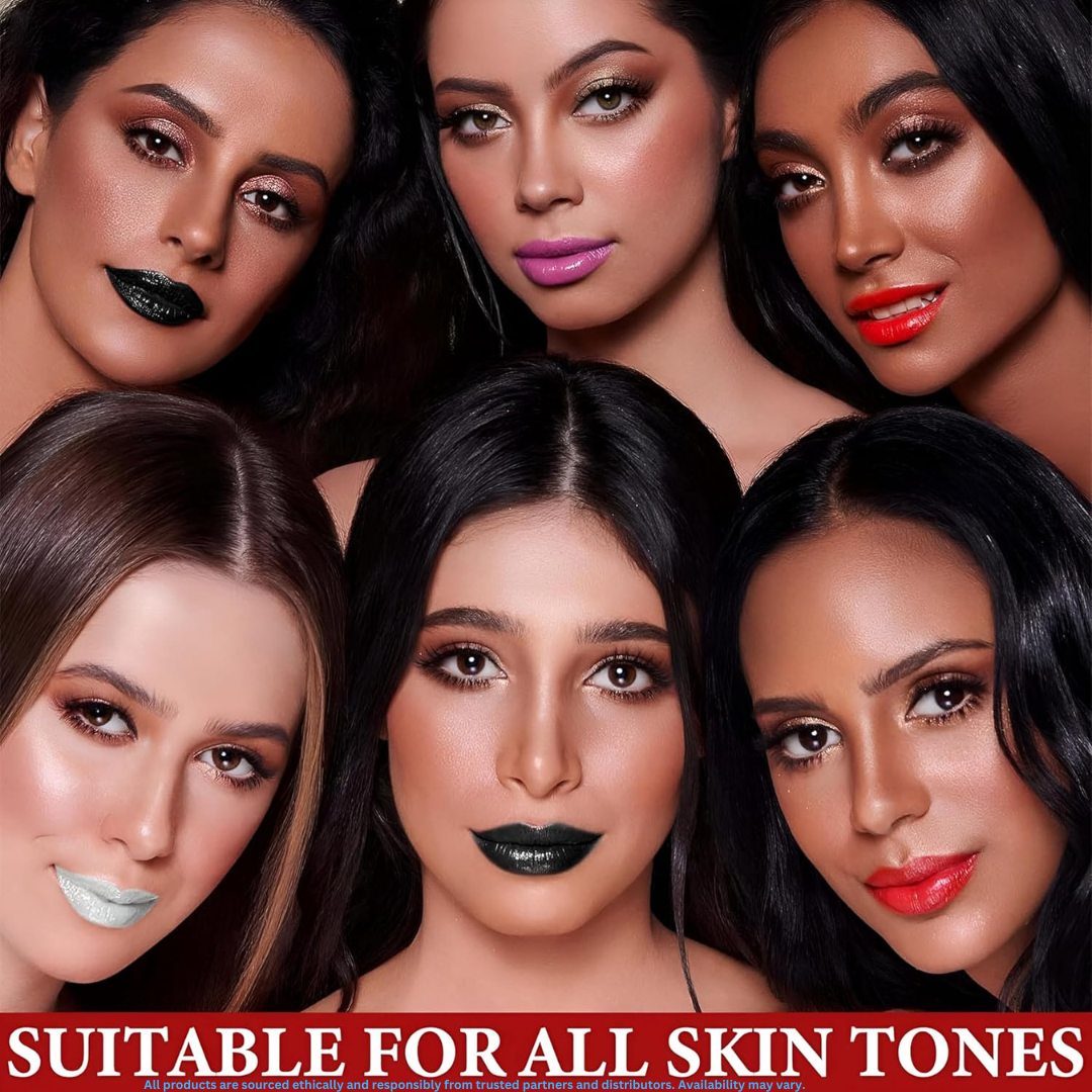HANDAIYAN DIY Lipstick Kit – 5 PC Long-Lasting Matte Liquid Lipsticks | High Pigment & Non-Sticky