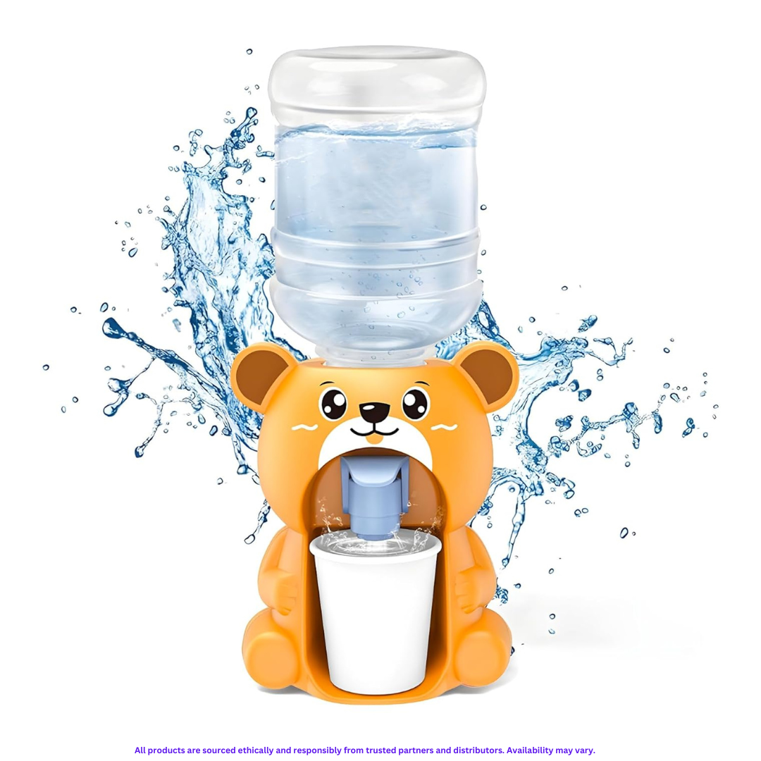 Cute Bear Mini Water Dispenser for Kids | Child-Friendly & Compact Design