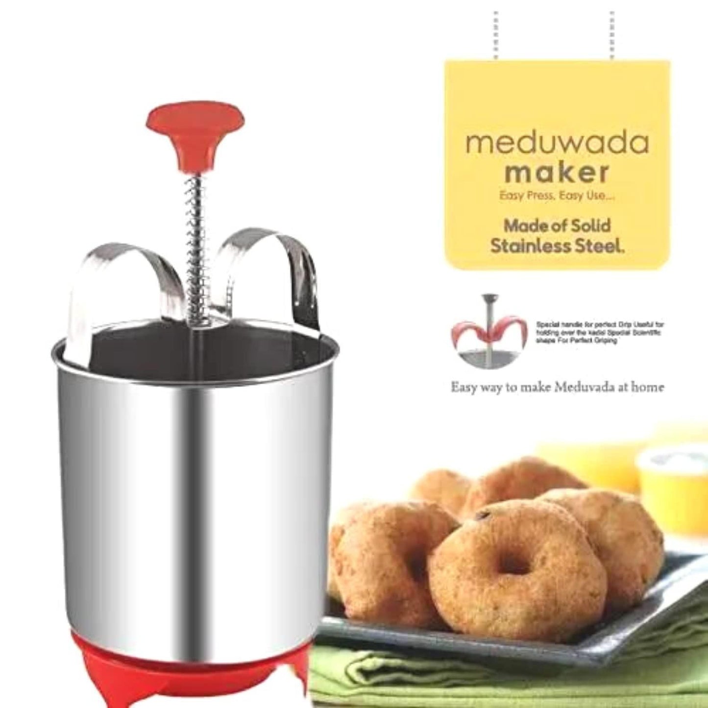 Create Perfectly Shaped Medu Vadas with our Stainless Steel Vada Maker