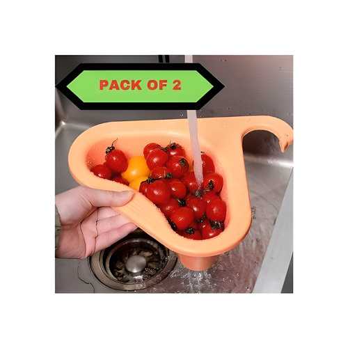 Multipurpose Swan-Shaped Kitchen Sink Organizer & Basket – Pack of 2