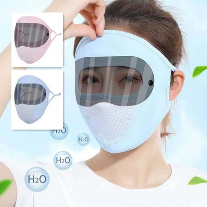 Sun Protection Full Face Goggles Mask | Ultimate UV Shield for Men and Women