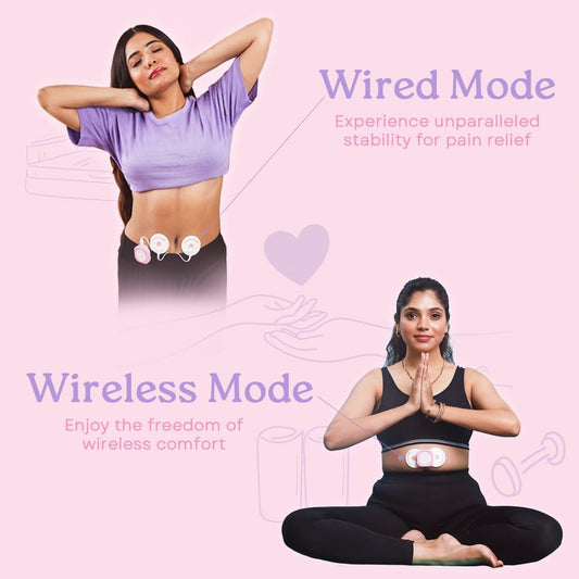 Matri Period Pain Relief Device – Advanced TENS & ComfortWave Technology | 30 Intensity Levels | Drug-Free Cramp Relief