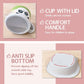 Ortolty Eco-Friendly Bamboo Fibre Kids Dinner Set – Cartoon Print, Non-Toxic & Reusable Tableware