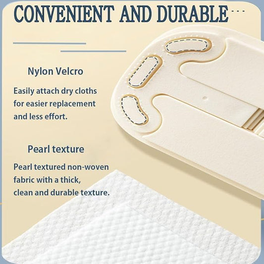 Reusable Magic Brush & Disposable Rags – Efficient Household Cleaner for Kitchen & Home